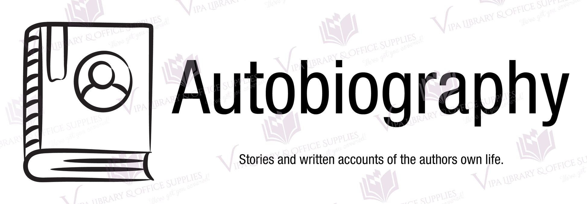 Autobiography Shelf Divider