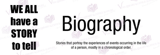 Biography Shelf Divider