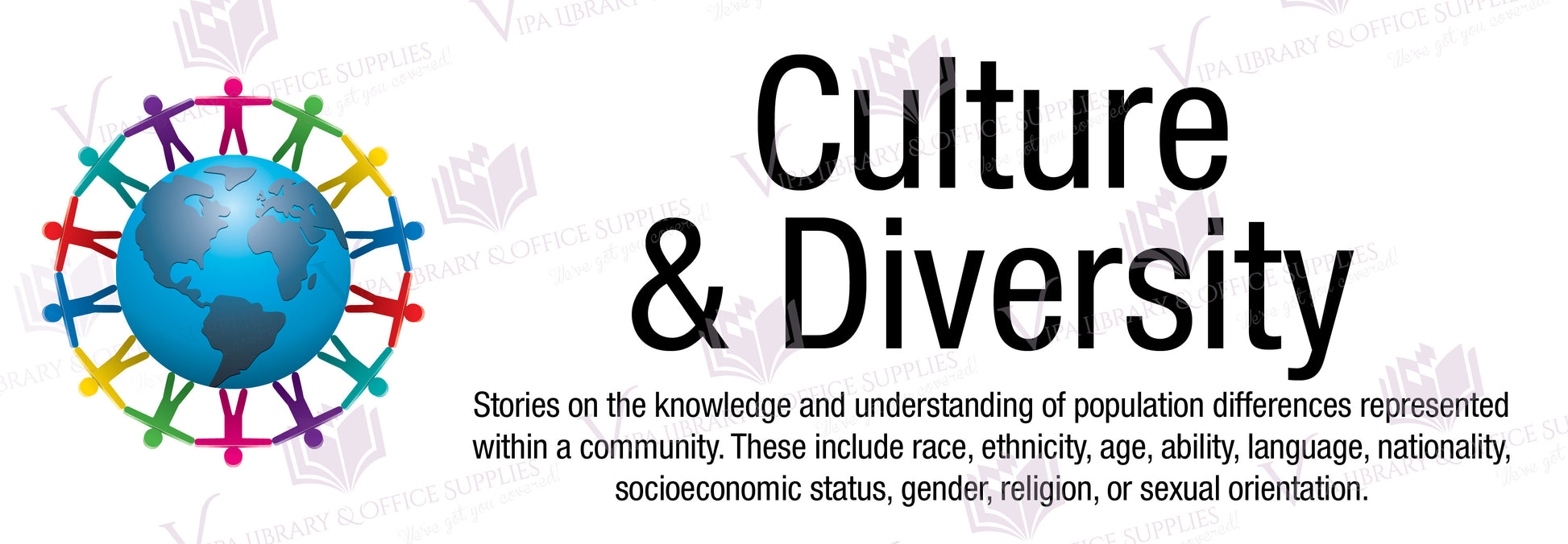 Culture & Diversity Shelf Divider
