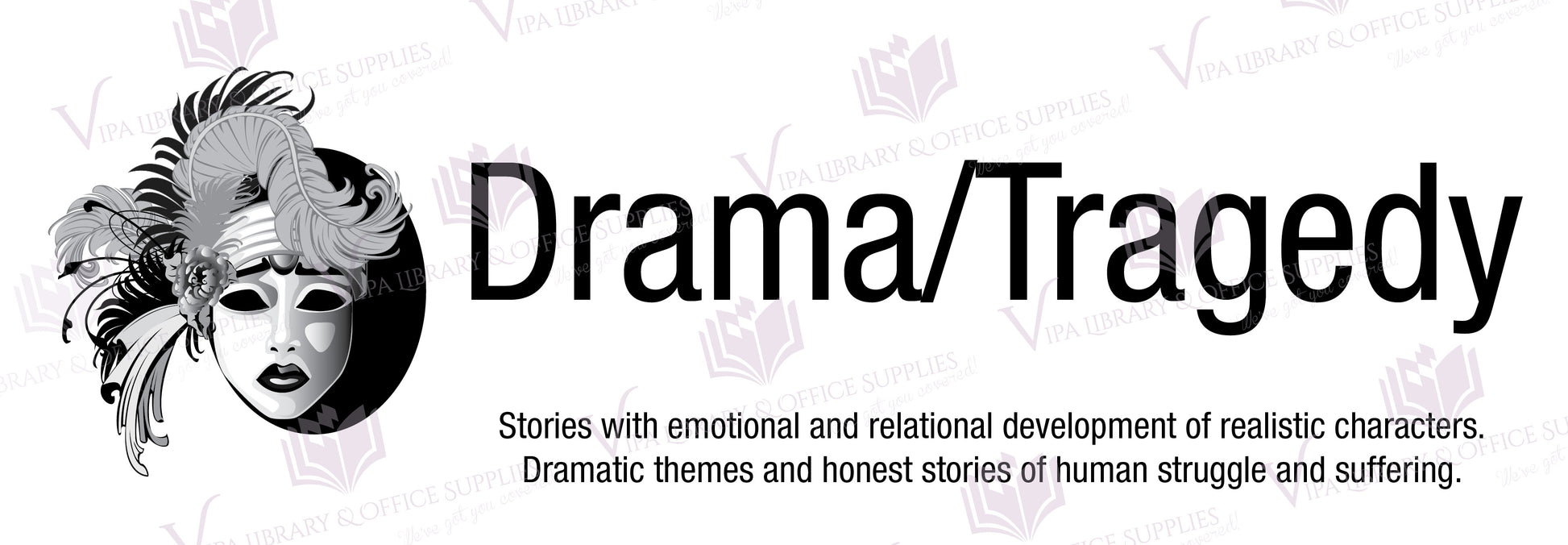 Drama/Tragedy Shelf Divider