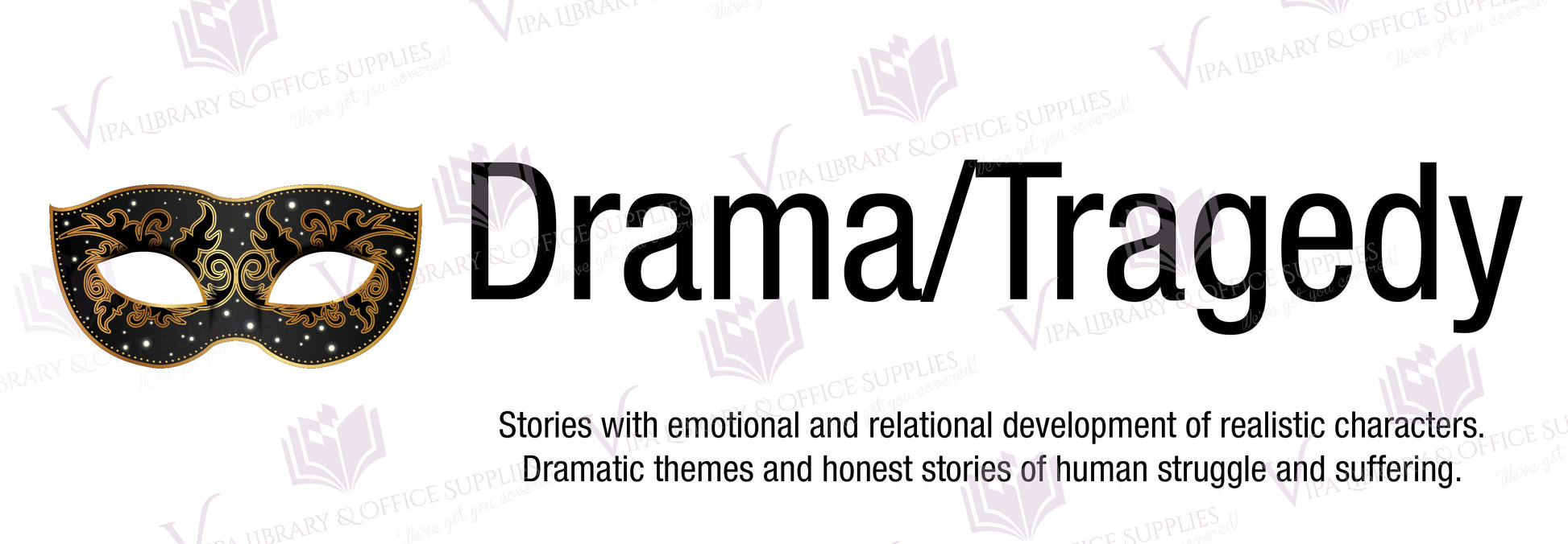 Drama/Tragedy Shelf Divider