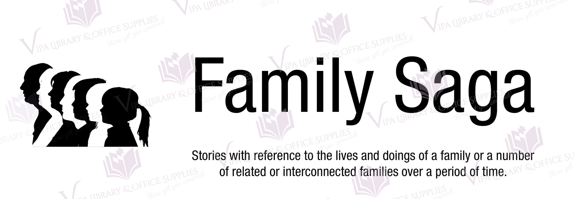 Family Saga Shelf Divider