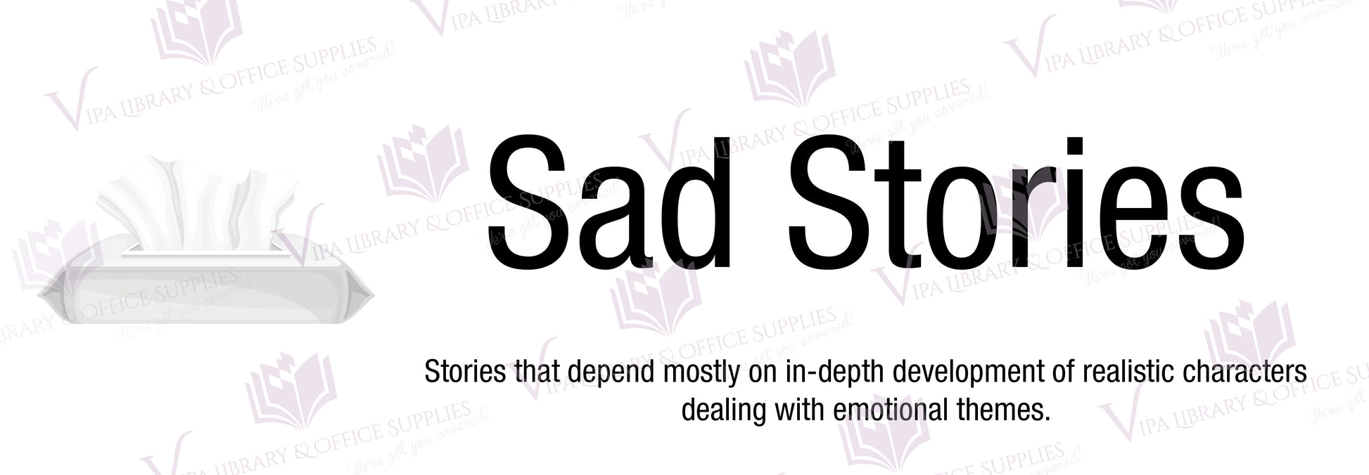 Sad Stories Shelf Divider