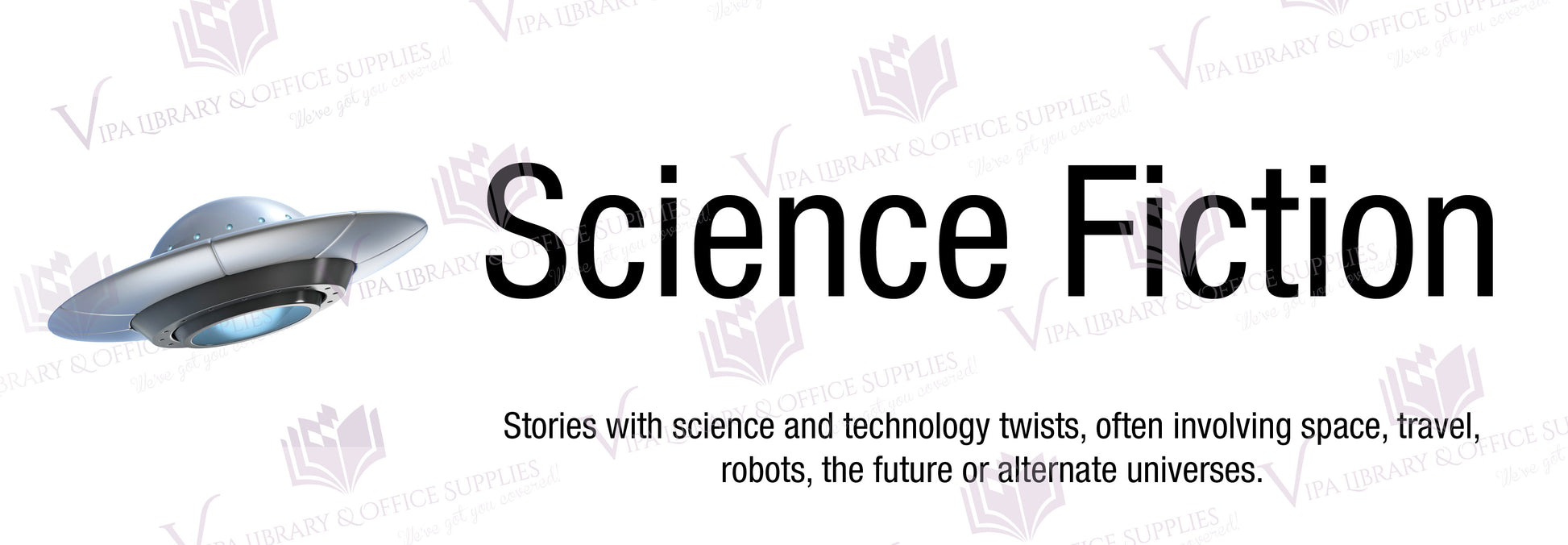 Science Fiction Shelf Divider