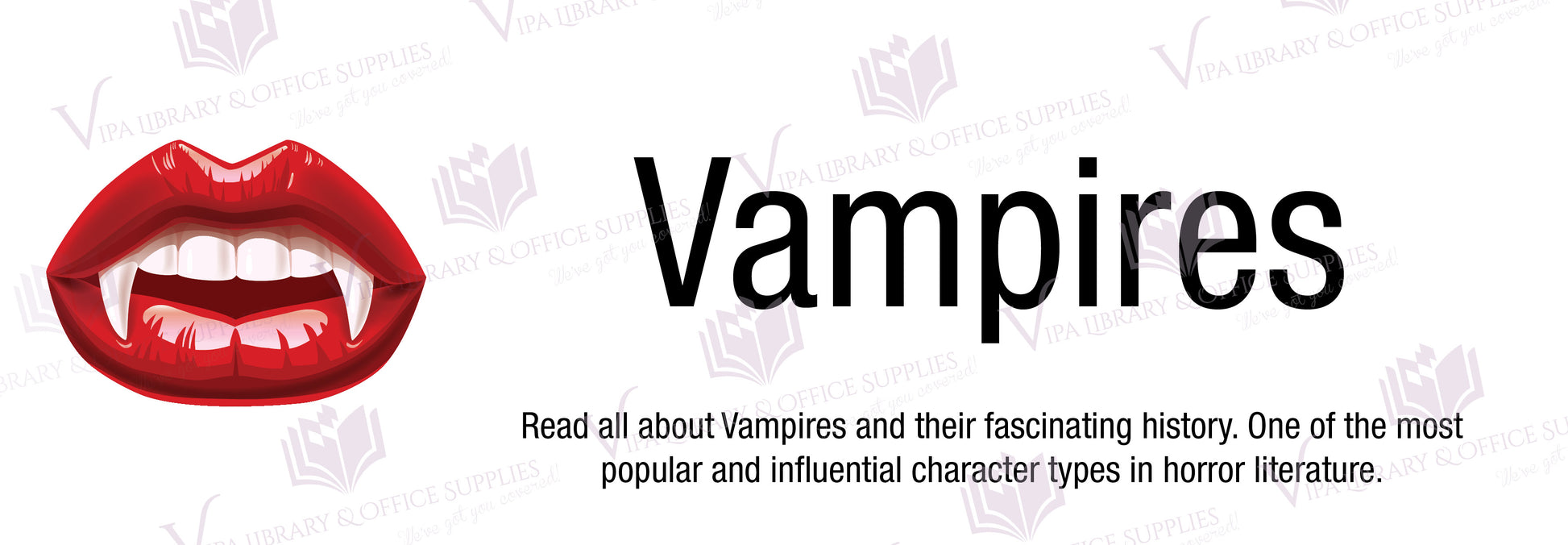 Vampires Shelf Divider