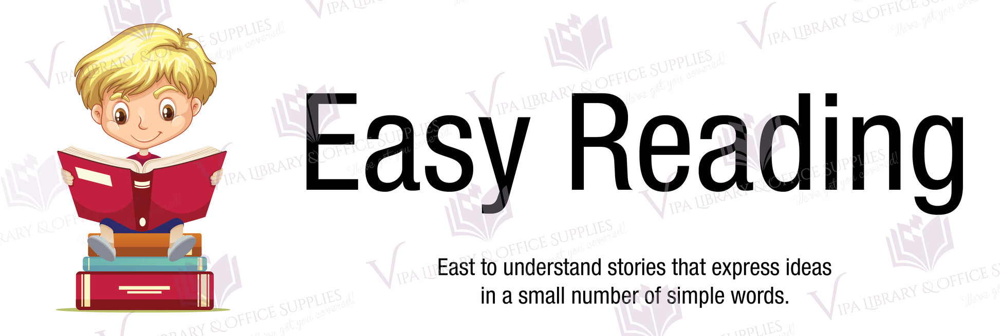 Easy Reading Shelf Divider