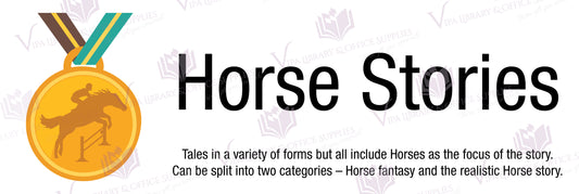 Horse Stories Shelf Divider