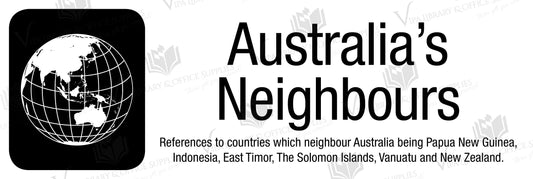 Australia's Neighbours Shelf Divider