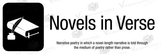 Novels in Verse Shelf Divider