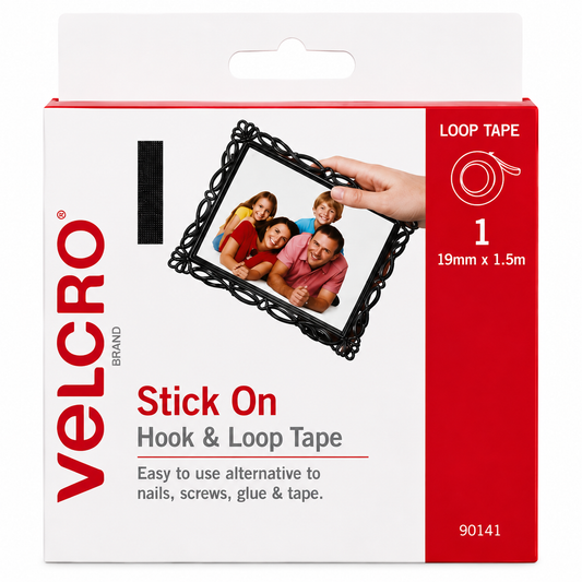 VELCRO® Brand Tape Hook/Loop 19mm x 1.8m