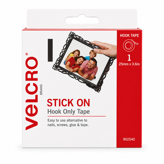 VELCRO® Brand Tape Hook Only 25mm x 3.6m