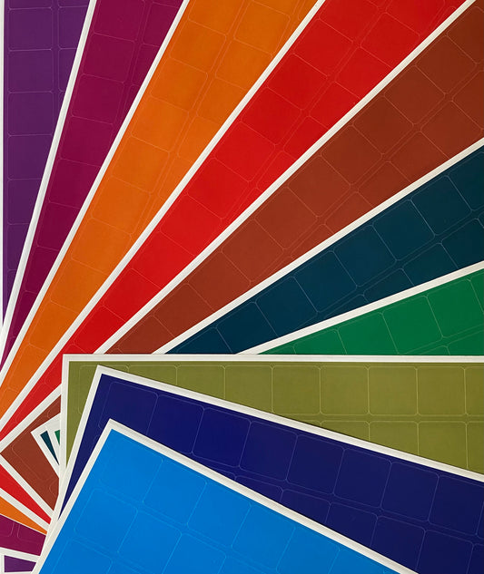 Coloured Spine Labels