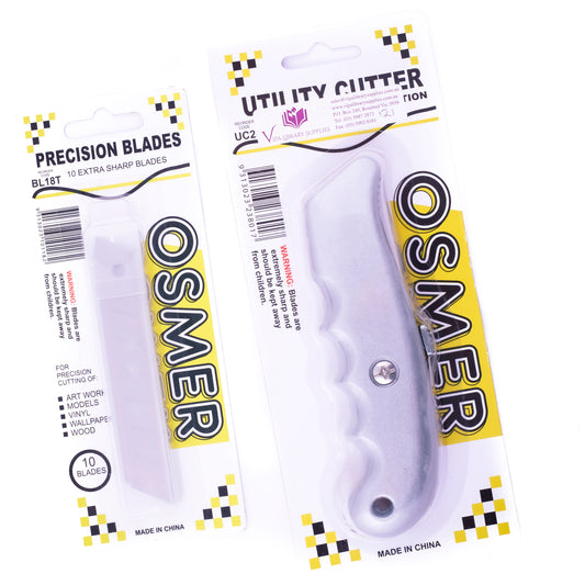 Osmer Utility Knife Cutter & Refills