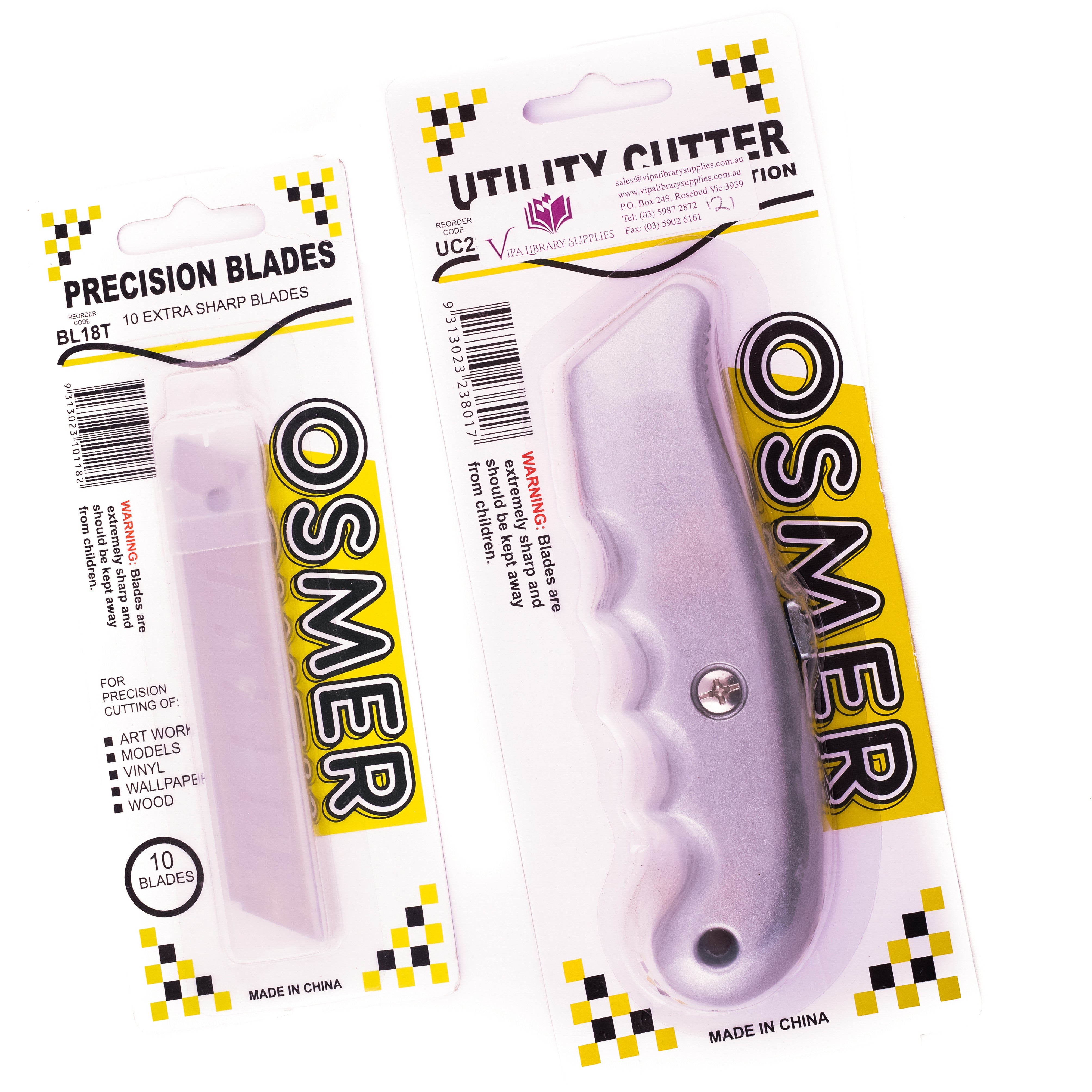 Shop Osmer Utility Knife Cutter & Refills Online in Australia