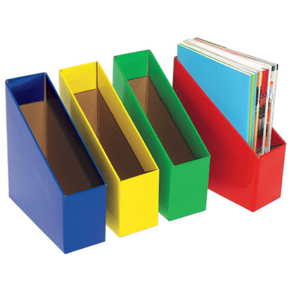 5 Pack Marbig Book Box Small 9cm W x 27cm H x 25cm D