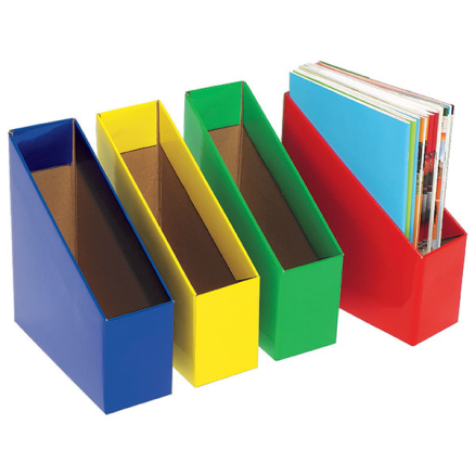 5 Pack Marbig Book Box Small 9cm W x 27cm H x 25cm D