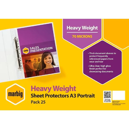 Marbig Sheet Protectors A3